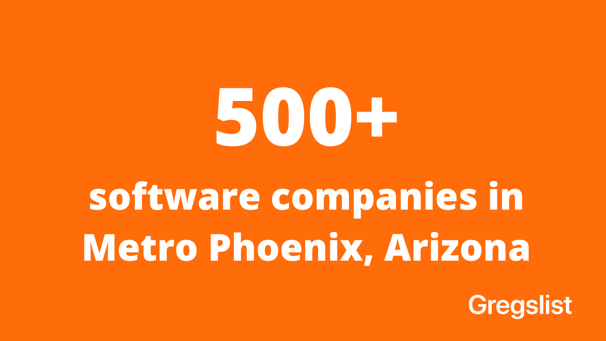 Top Software Companies in Mesa, AZ - Gregslist